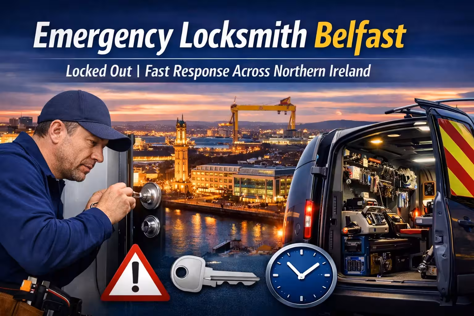 Emergency Locksmith Belfast – Locked Out | Fast Response Across Northern Ireland